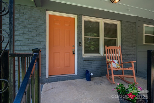108 Graham St, Stanley, NC 28164 - entrance to property with brick siding and covered porch