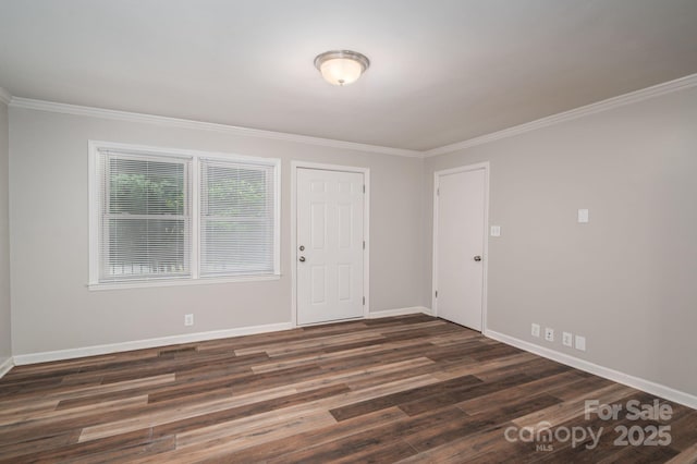 108 Graham St, Stanley, NC 28164 - unfurnished room featuring crown molding and wood finished floors