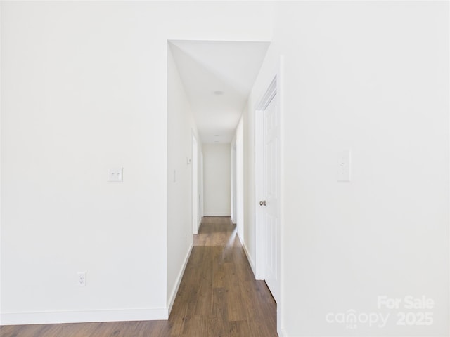 39 Pearl St, Granite Falls, NC 28630 - hall with wood finished floors and baseboards