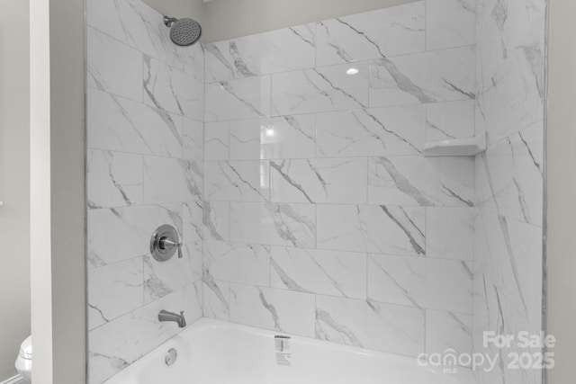 509 8th Avenue Ext, Cramerton, NC 28032 - full bathroom with toilet and bathing tub / shower combination