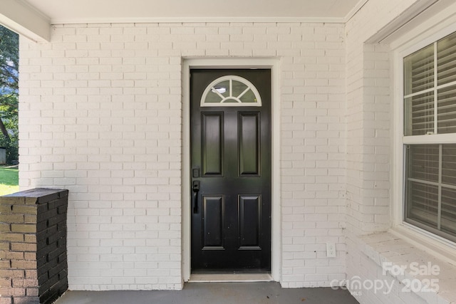 509 8th Avenue Ext, Cramerton, NC 28032 - view of exterior entry with brick siding