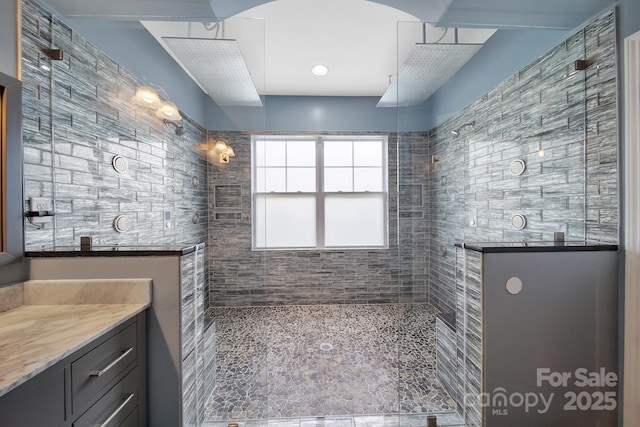 329 Wave Crest Dr, Tega Cay, SC 29708 - full bathroom with a walk in shower and vanity