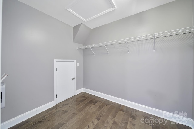 329 Wave Crest Dr, Tega Cay, SC 29708 - washroom with attic access and dark wood finished floors