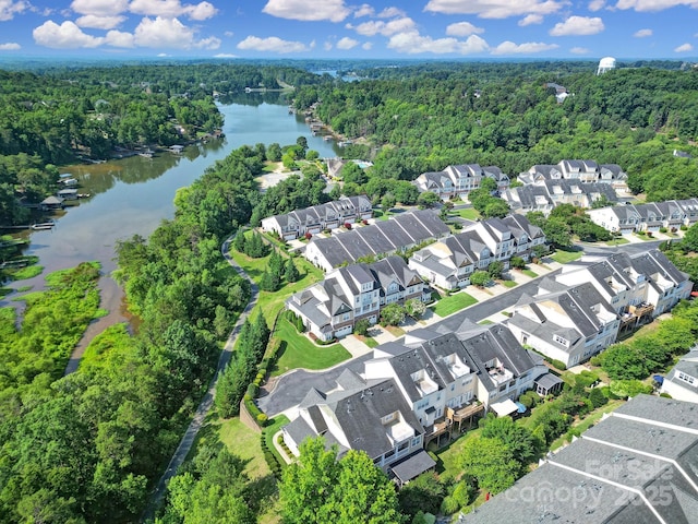 329 Wave Crest Dr, Tega Cay, SC 29708 - aerial view of property's location with a heavily wooded area and nearby suburban area