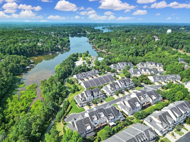 329 Wave Crest Dr, Tega Cay, SC 29708 - aerial view of property and surrounding area featuring a nearby body of water and nearby suburban area