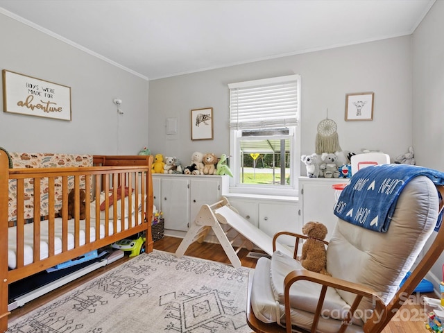 5007 Rehobeth Rd, Waxhaw, NC 28173 - bedroom featuring crown molding and wood finished floors