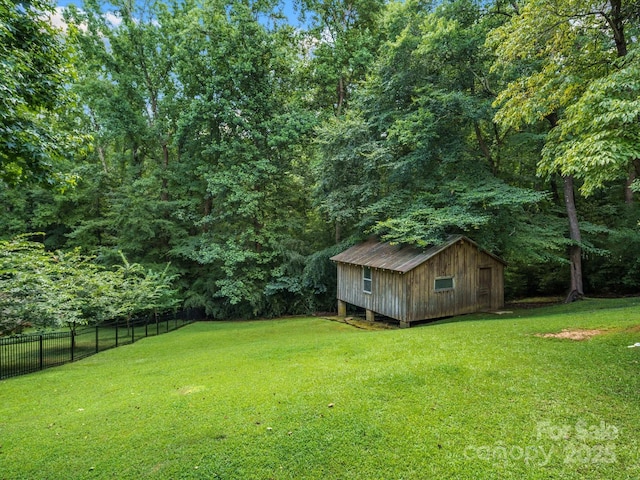 5007 Rehobeth Rd, Waxhaw, NC 28173 - view of yard with a storage shed