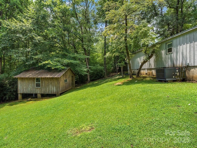 5007 Rehobeth Rd, Waxhaw, NC 28173 - view of grassy yard with a storage unit