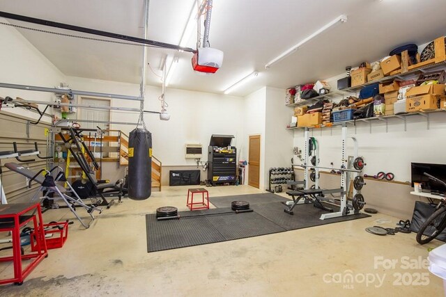 486 Center Dr Unit 7B, Bryson City, NC 28713 - exercise area with a garage