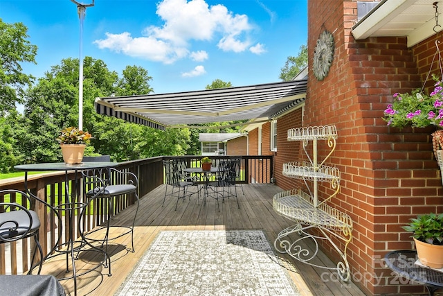 701 4th Ave NE, Conover, NC 28613 - deck featuring outdoor dining area