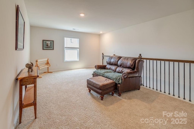 469 Summerfield Pl, Flat Rock, NC 28731 - living area featuring carpet floors and recessed lighting