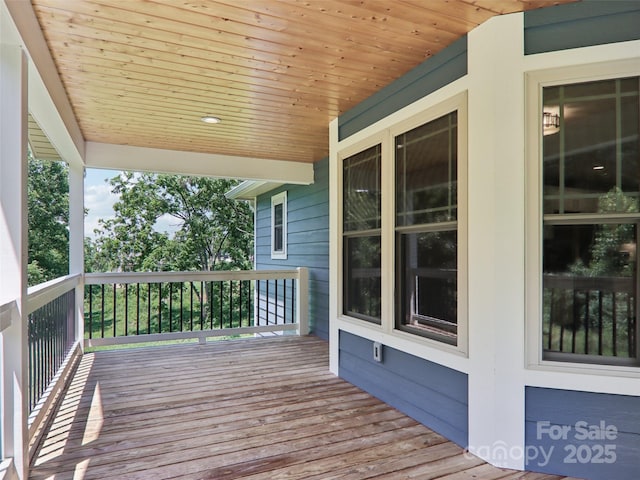 278 Ollie Weaver Rd, Weaverville, NC 28787 - view of wooden terrace