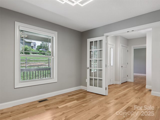 278 Ollie Weaver Rd, Weaverville, NC 28787 - empty room featuring baseboards and light wood-type flooring