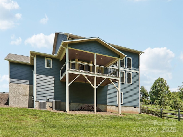 278 Ollie Weaver Rd, Weaverville, NC 28787 - back of house with a balcony