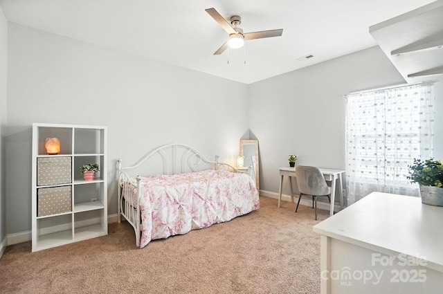 1006 Spring Rose Ln, Matthews, NC 28104 - bedroom with carpet flooring and a ceiling fan