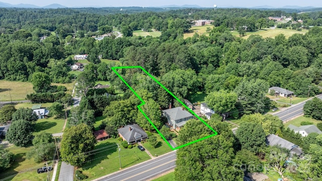 313 E Main St, Morganton, NC 28655 - view of property location with property boundaries highlighted