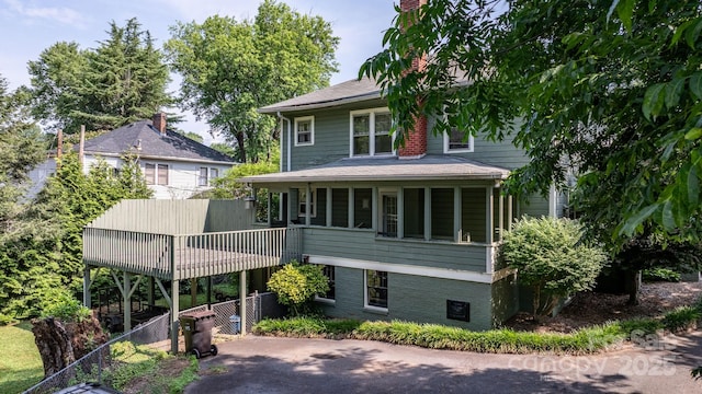 313 E Main St, Morganton, NC 28655 - view of front of house featuring brick siding