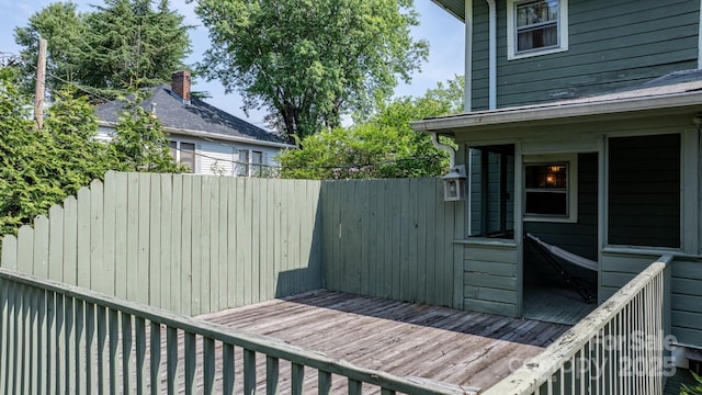 313 E Main St, Morganton, NC 28655 - view of wooden terrace