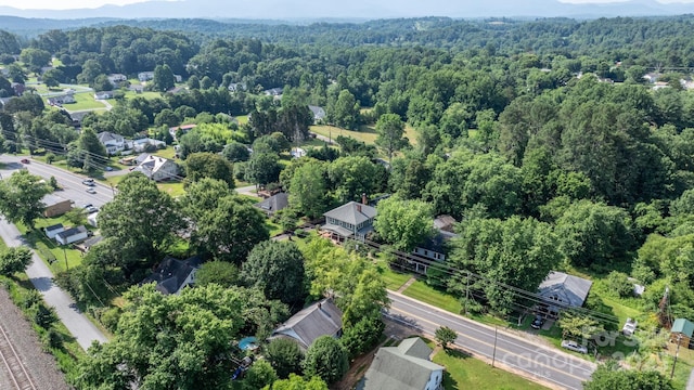 313 E Main St, Morganton, NC 28655 - drone / aerial view of a heavily wooded area