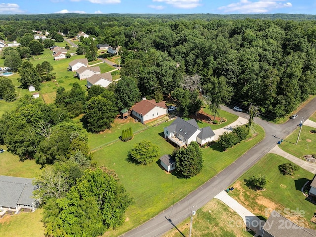 2906 Plantation Way, Albemarle, NC 28001 - aerial overview of property's location with a heavily wooded area