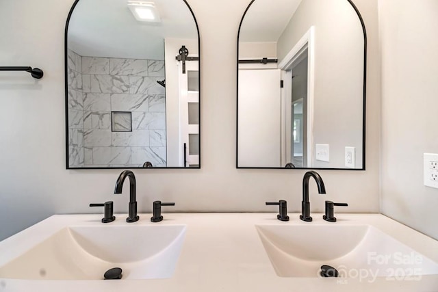 7724 E Holly Grove Rd, Thomasville, NC 27360 - full bathroom with double vanity