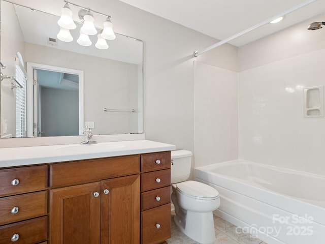 570 Sixth Baxter Xing Unit 16, Fort Mill, SC 29708 - bathroom with vanity, shower / bathtub combination, and tile patterned floors