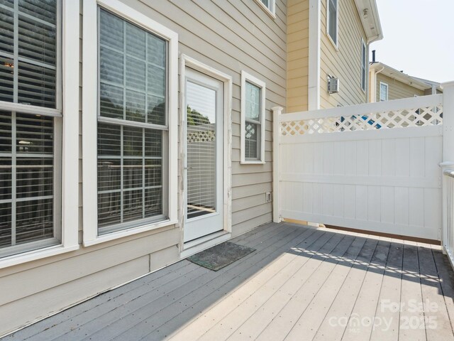 570 Sixth Baxter Xing Unit 16, Fort Mill, SC 29708 - view of wooden deck