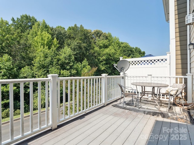 570 Sixth Baxter Xing Unit 16, Fort Mill, SC 29708 - wooden deck with outdoor dining area