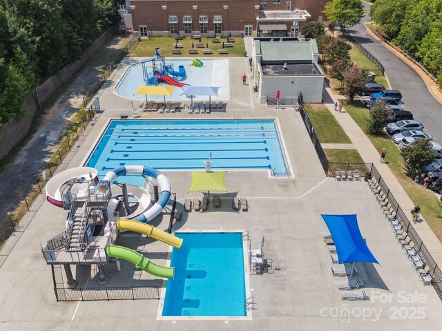 570 Sixth Baxter Xing Unit 16, Fort Mill, SC 29708 - aerial view of a pool and a park