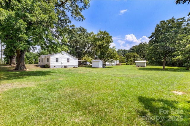 2488 Catawba Church Rd, Rock Hill, SC 29730 - view of green lawn with a shed