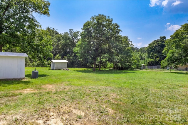 2488 Catawba Church Rd, Rock Hill, SC 29730 - view of grassy yard featuring a storage shed