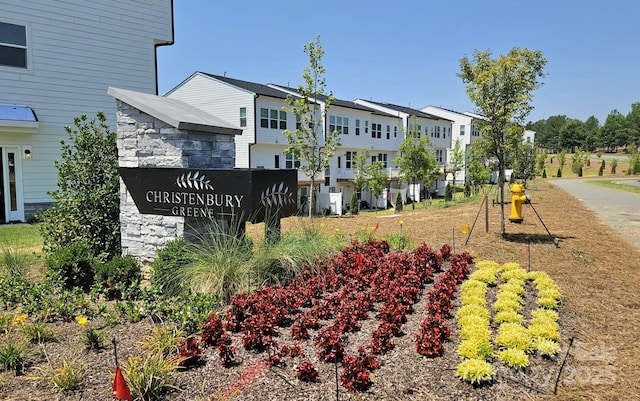 2137 Barrowcliffe Dr Unit 49, Concord, NC 28027 - community sign featuring a residential view