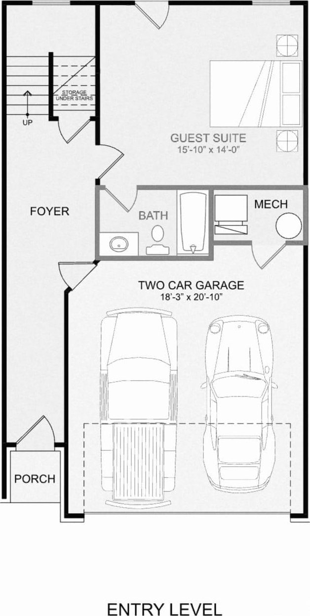 2137 Barrowcliffe Dr Unit 49, Concord, NC 28027 - view of floor plan / room layout