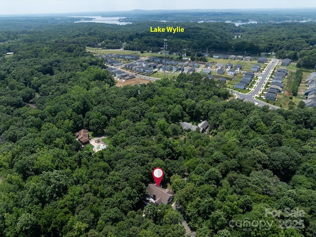 14019 Fountain Ln, Charlotte, NC 28278 - view of property location featuring a heavily wooded area