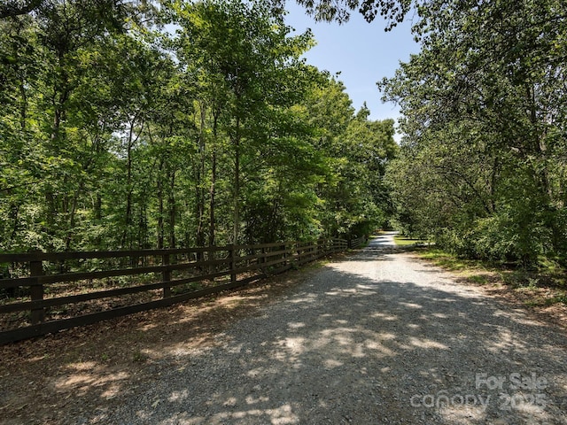 14019 Fountain Ln, Charlotte, NC 28278 - view of road with a wooded view