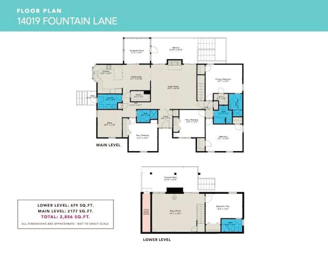 14019 Fountain Ln, Charlotte, NC 28278 - view of property floor plan