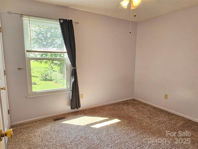 1982 Conley Rd, Morganton, NC 28655 - carpeted spare room featuring plenty of natural light and ceiling fan