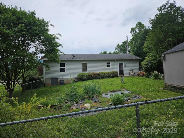 1982 Conley Rd, Morganton, NC 28655 - rear view of property with a fenced backyard