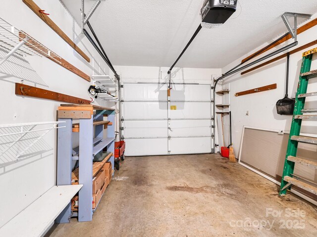 621 E Park Pl, Hendersonville, NC 28791 - garage featuring a garage door opener