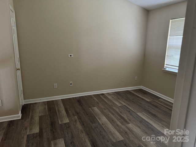 1814 Birch Heights Ct, Charlotte, NC 28213 - unfurnished room with dark wood finished floors and baseboards