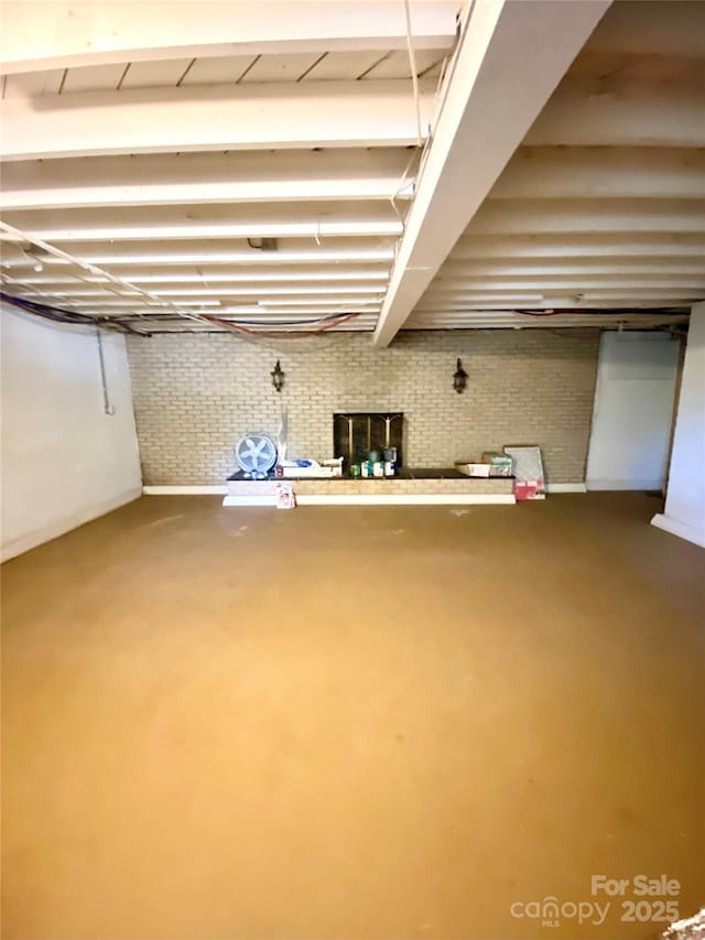 3702 Crawford St, Gastonia, NC 28052 - view of unfinished below grade area