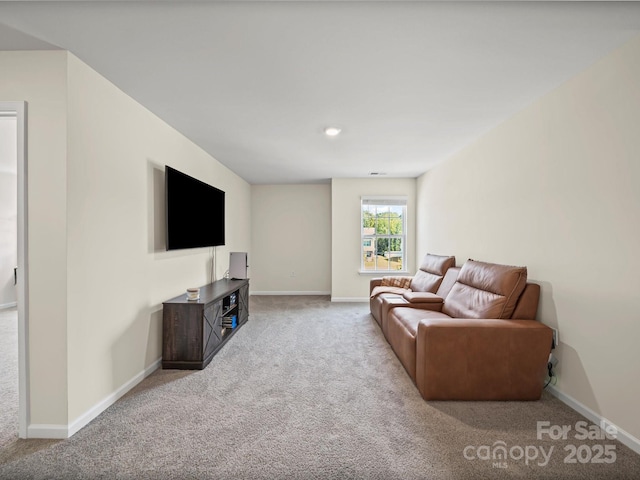404 Saddlebred Ln, Locust, NC 28097 - carpeted living room with baseboards