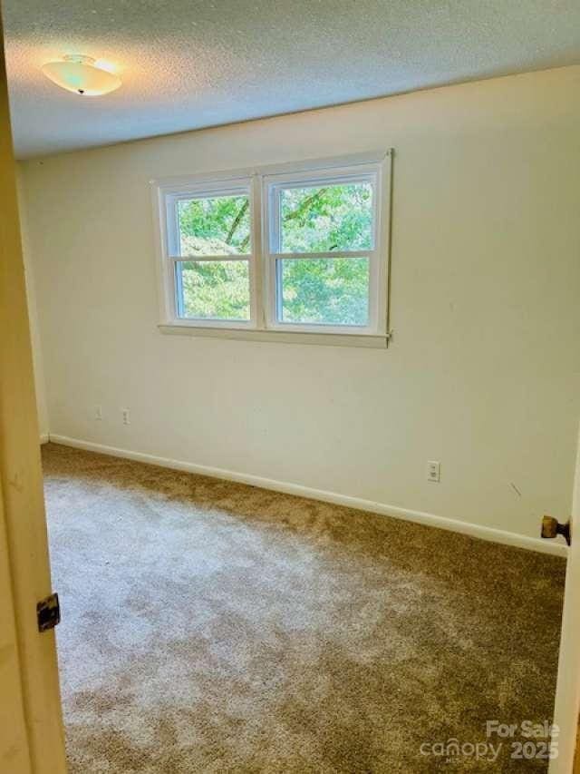 2660 Tiffany St, Conover, NC 28613 - spare room with carpet floors and a textured ceiling