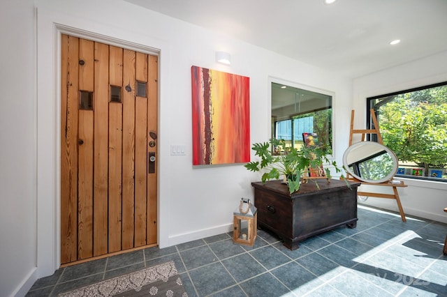 136 Graveyard Rd, Fairview, NC 28730 - entryway with baseboards and recessed lighting