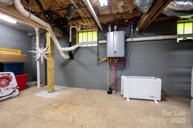 136 Graveyard Rd, Fairview, NC 28730 - below grade area with water heater