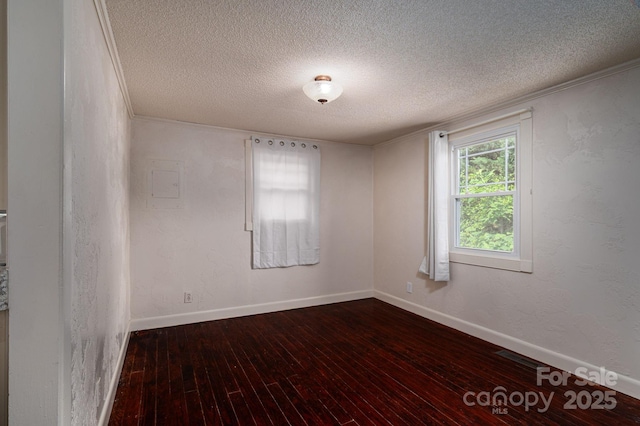 2420 Timberland Hills Dr, Newton, NC 28658 - unfurnished room with a textured ceiling and hardwood / wood-style flooring