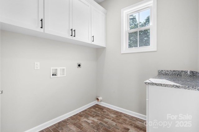 3981 Zero Mull Rd, Morganton, NC 28655 - washroom with cabinet space, washer hookup, and electric dryer hookup