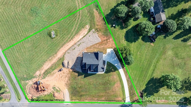 3981 Zero Mull Rd, Morganton, NC 28655 - view from above of property featuring property boundaries highlighted