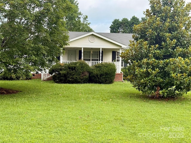 5816 Scotland Yard Rd, Rock Hill, SC 29732 - view of front of property featuring a front lawn, a porch, and a shingled roof