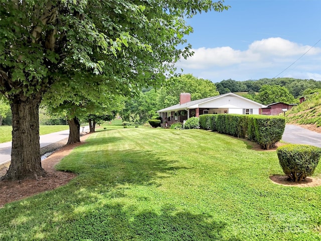463 Golf Course Rd, Clyde, NC 28721 - view of grassy yard